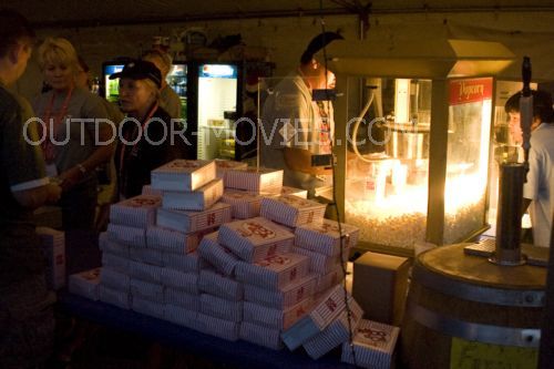 Popcorn vendors at the 2011 Traverse City Film Festival