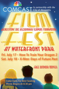 Alexandria Outdoor Movie Festival 2013 Flyer