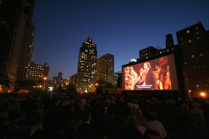 organizers can use outdoor screens to capture the attention of their audiences.