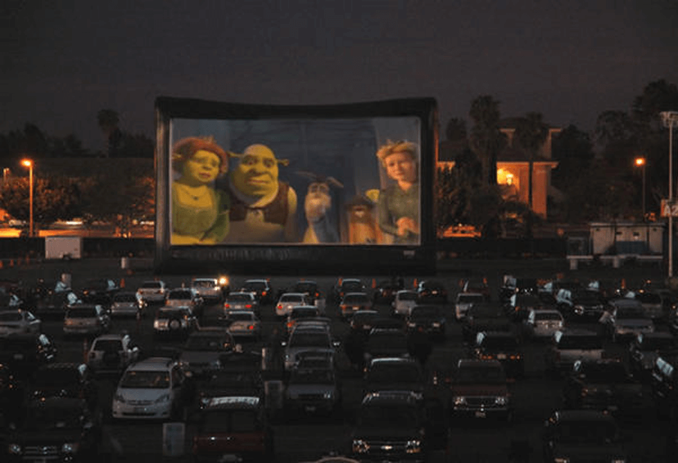 Drive-In movies with AIRSCREEN