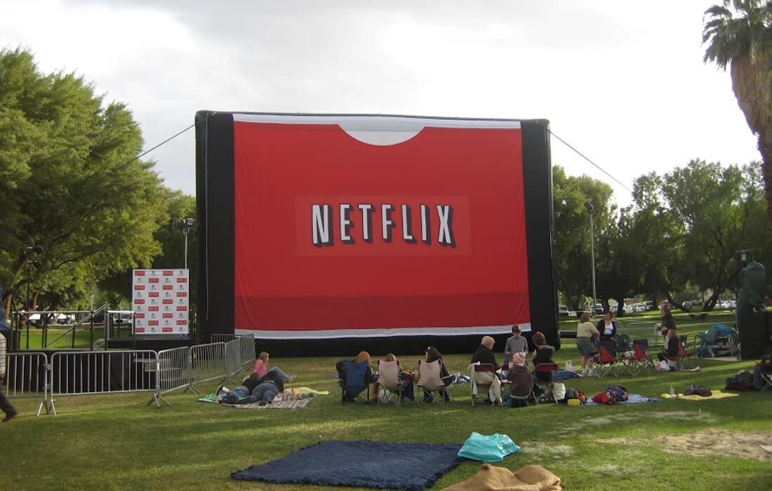 Netflix sponsored experiential marketing event