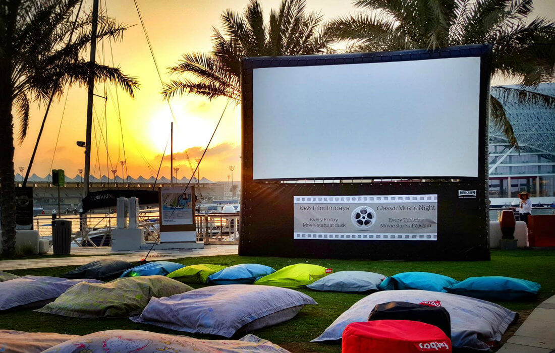 Resort movie nights