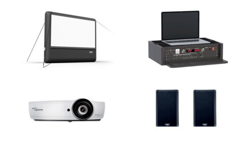 AIRSCREEN Airtight 20' iSERIES Movie Screen Package