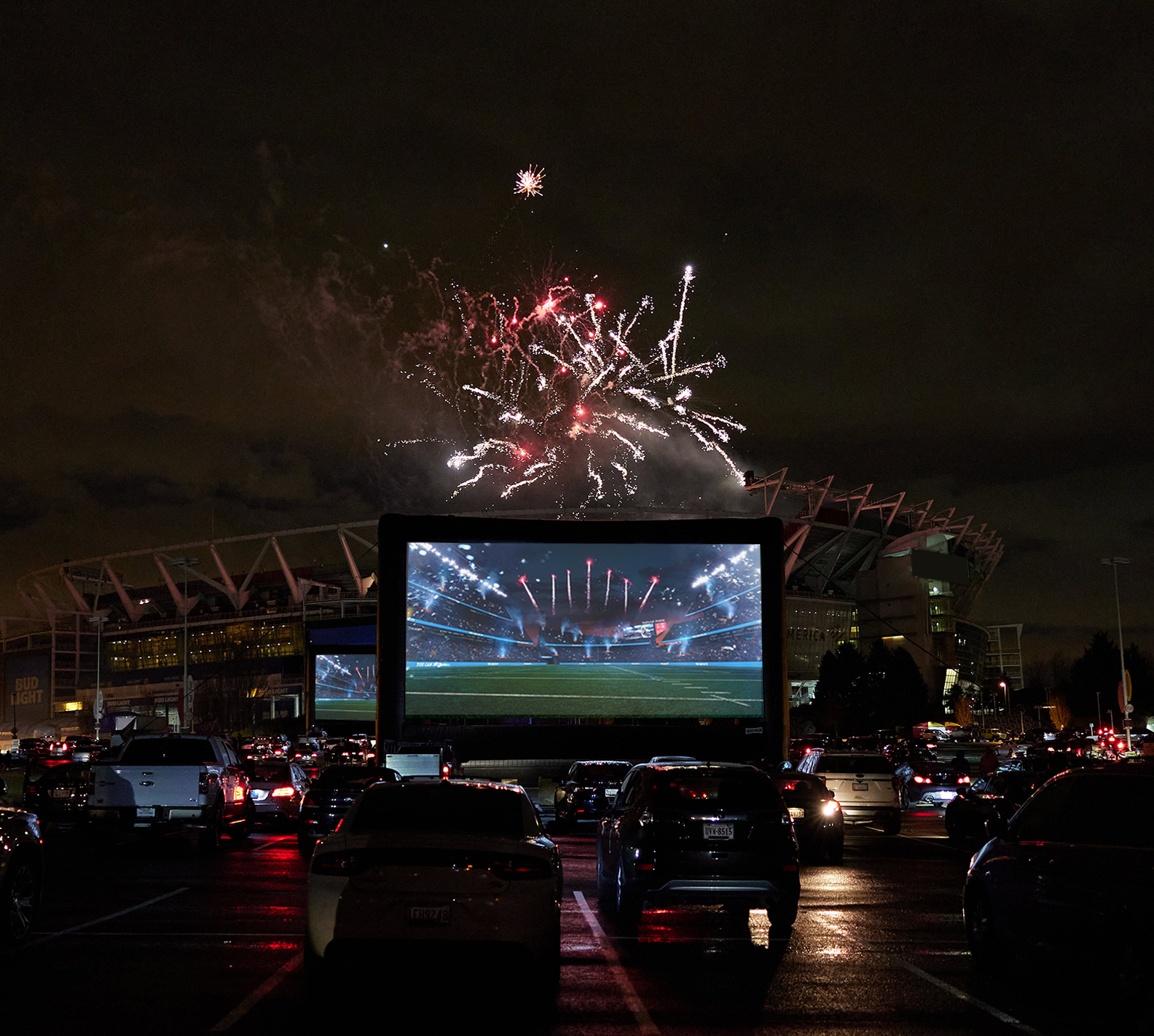 52' AIRSCREEEN inflatable movie screen