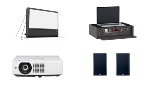 AIRSCREEN 24' iSERIES Movie Screen Package