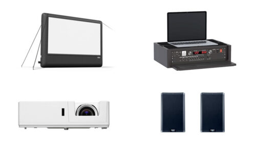 AIRSCREEN 30' iSERIES Movie Screen Package